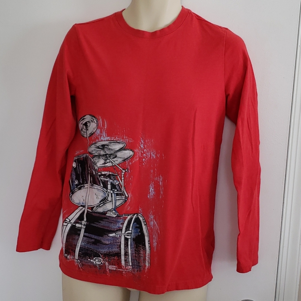 Cat & Jack Graphic Drum Kit Shirt